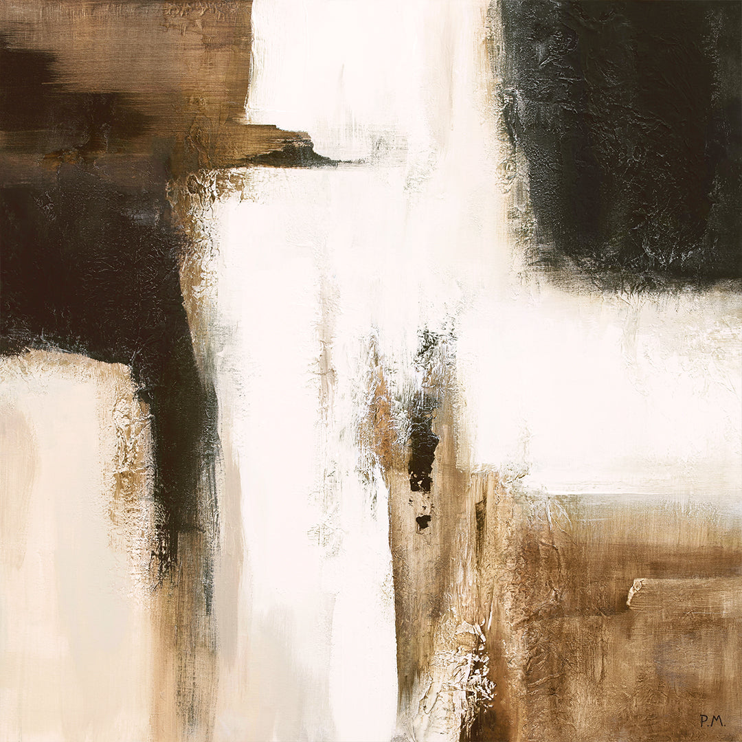 Casa II Square Framed Printed Canvas - Mala Art Co.