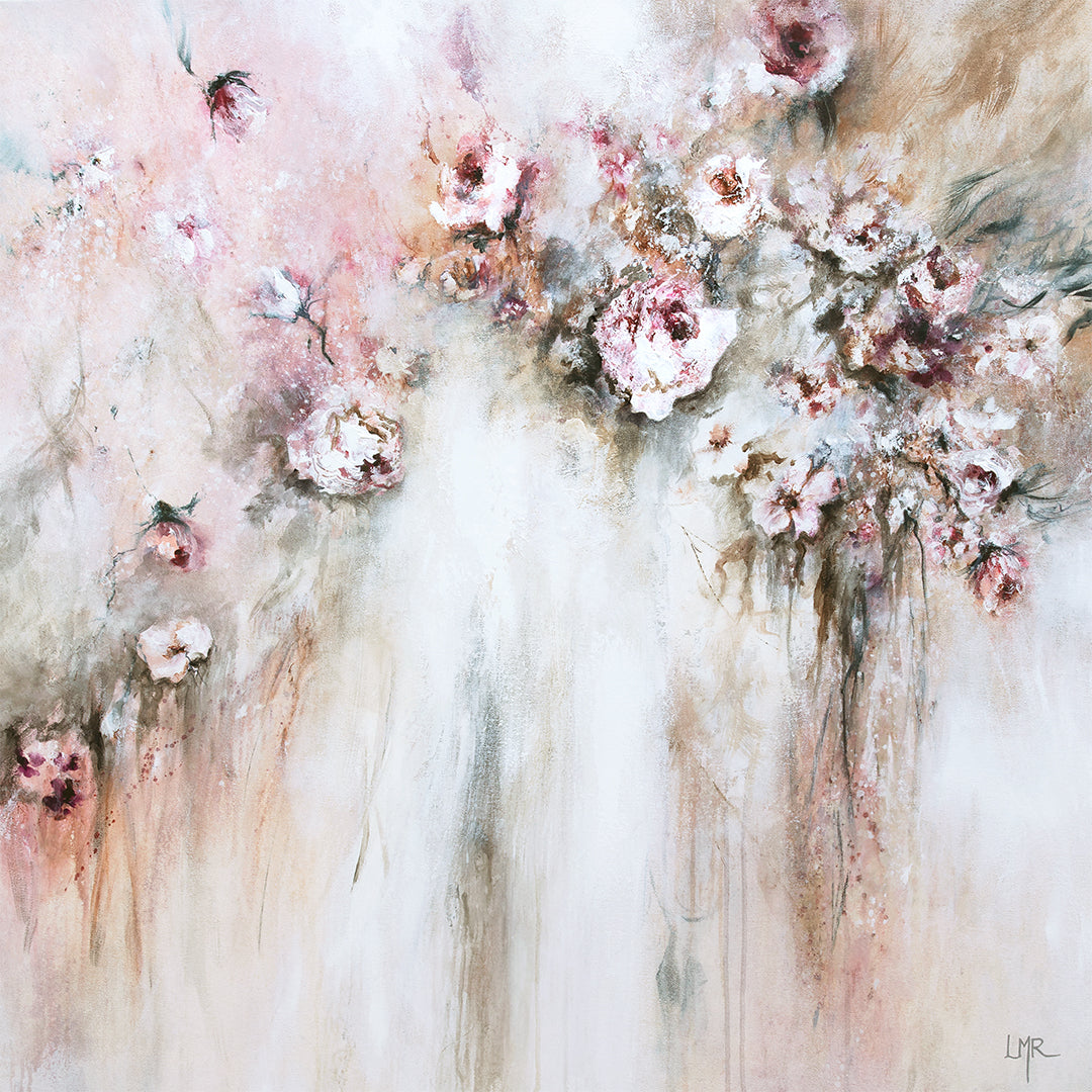 Amore Square Framed Printed Canvas - Mala Art Co.