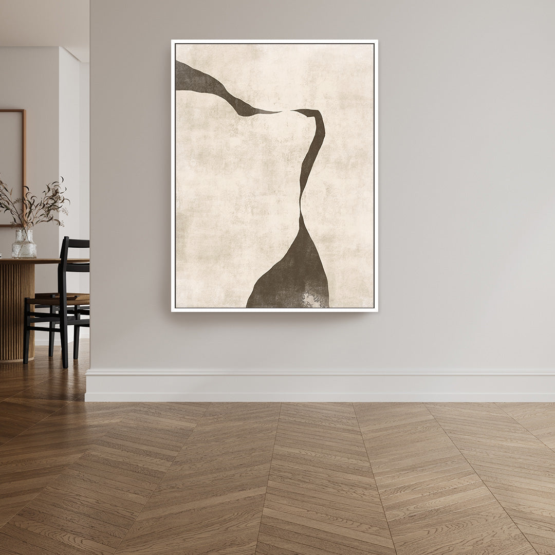 Gigi III Portrait Framed Printed Canvas - Mala Art Co.