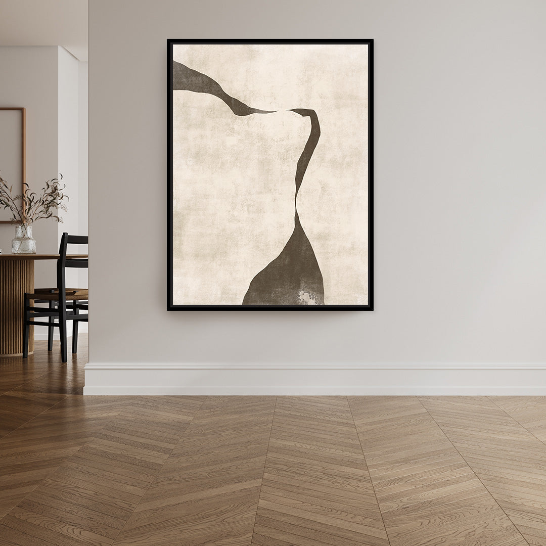 Gigi III Portrait Framed Printed Canvas - Mala Art Co.