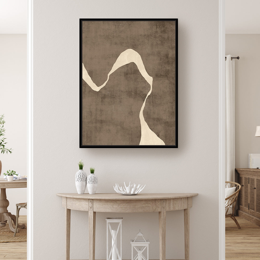 Moko I Portrait Framed Printed Canvas - Mala Art Co.