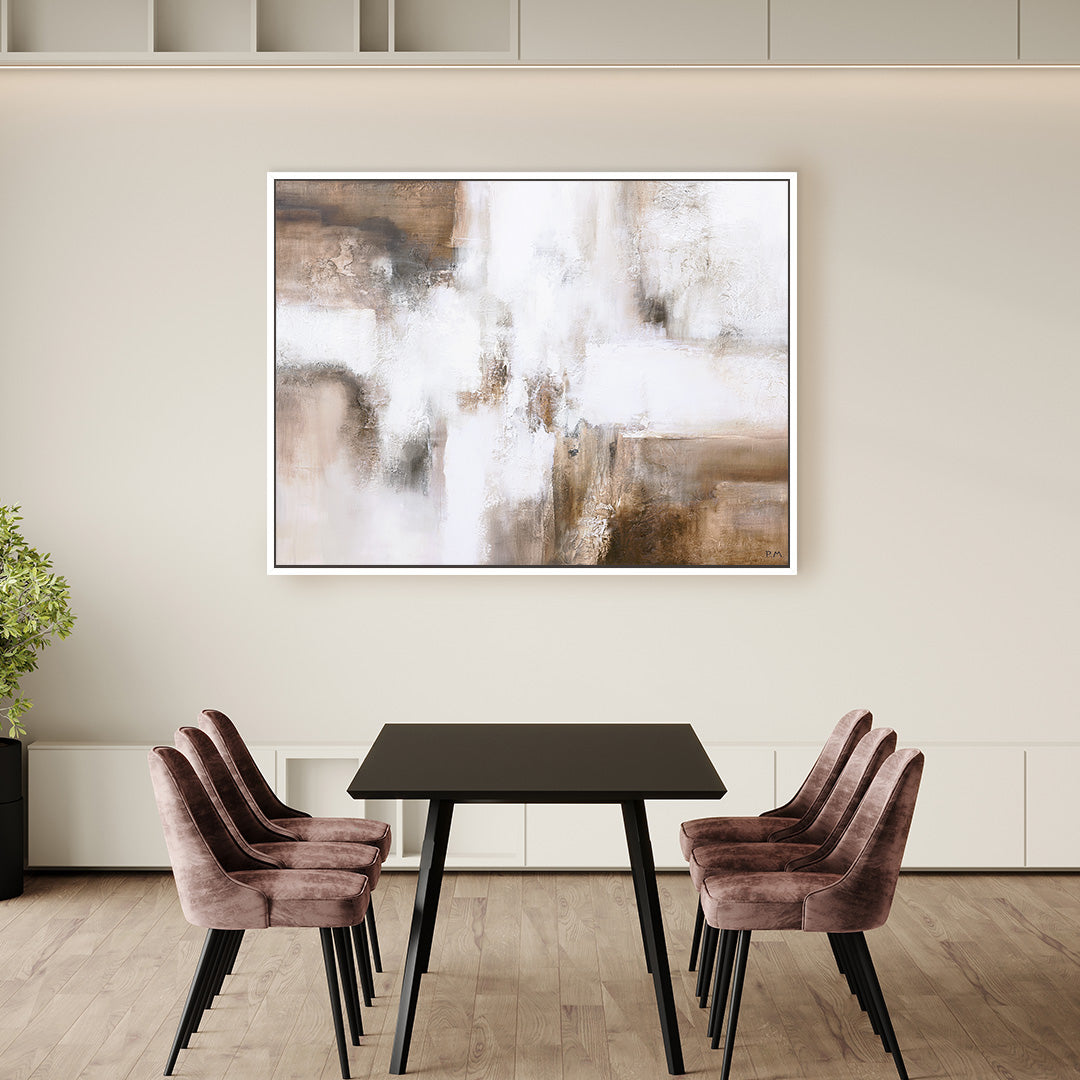 Coco Landscape Framed Printed Canvas