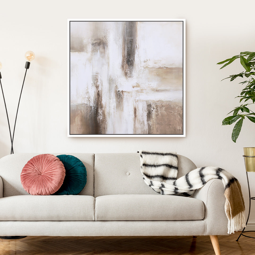 Mimi II Square Framed Printed Canvas