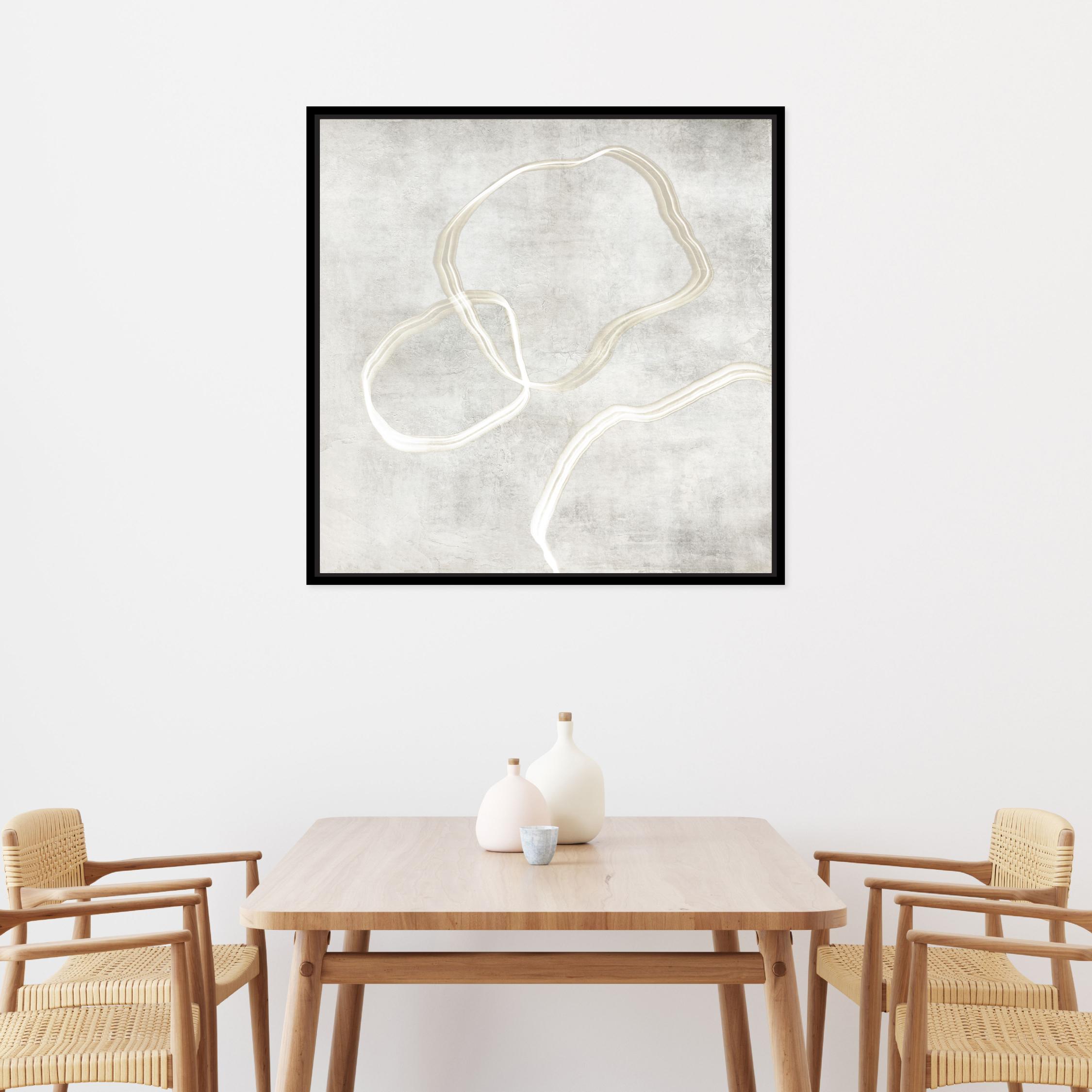 Stylo I Square Framed Printed Canvas - Mala Art Co.