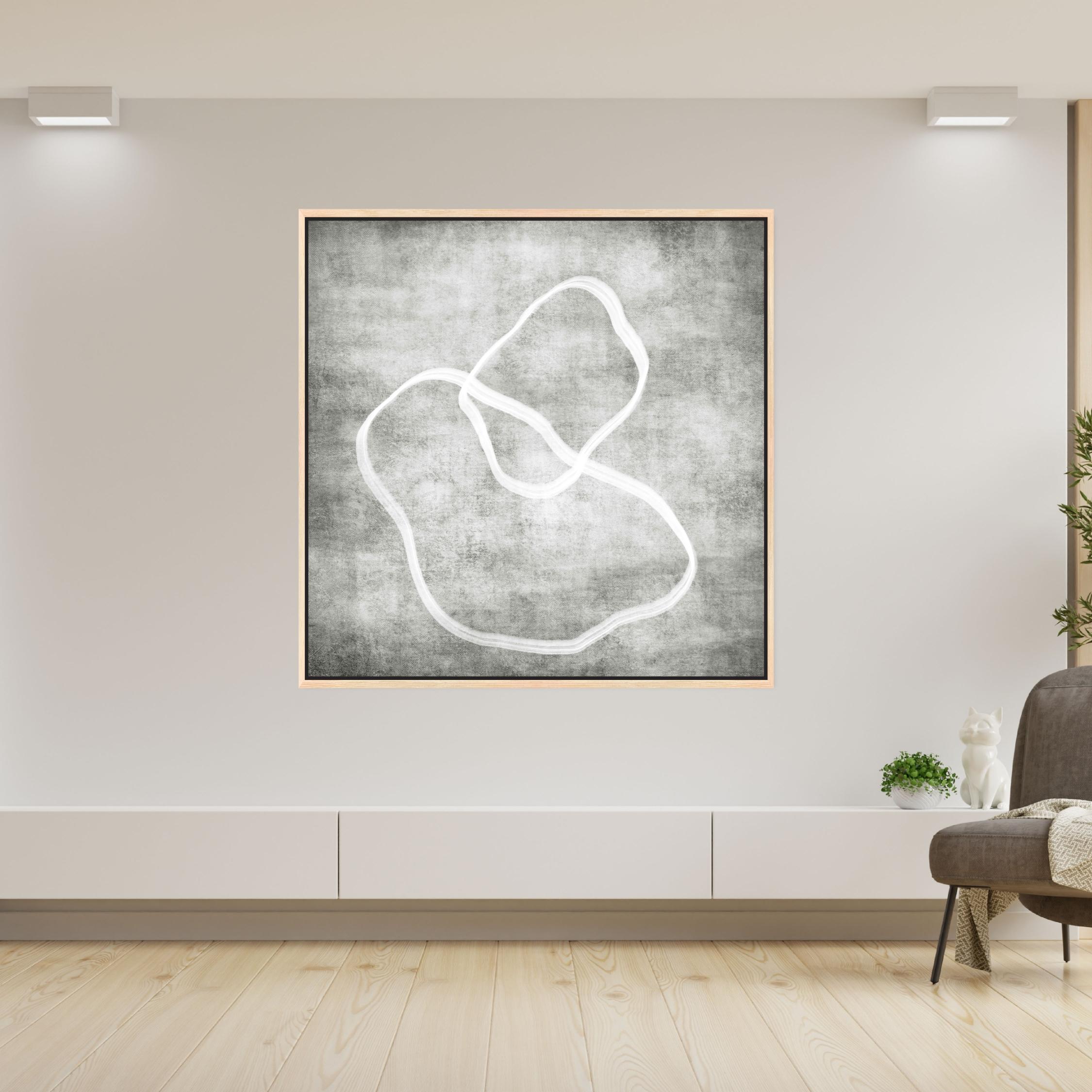 Unbroken Square Framed Printed Canvas - Mala Art Co.