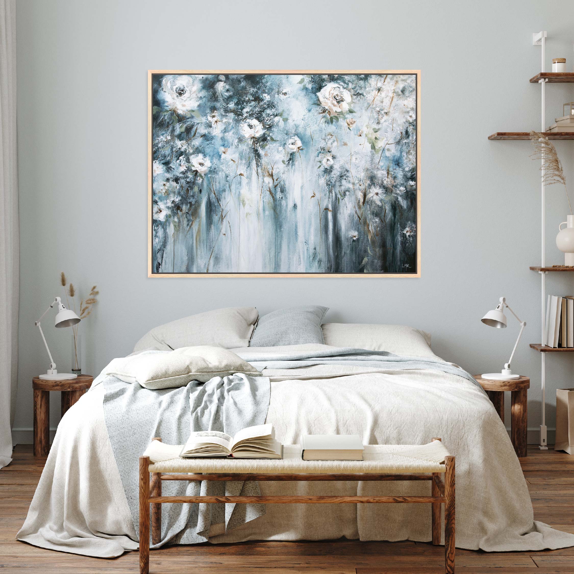 Admiration Landscape Framed Printed Canvas - Mala Art Co.