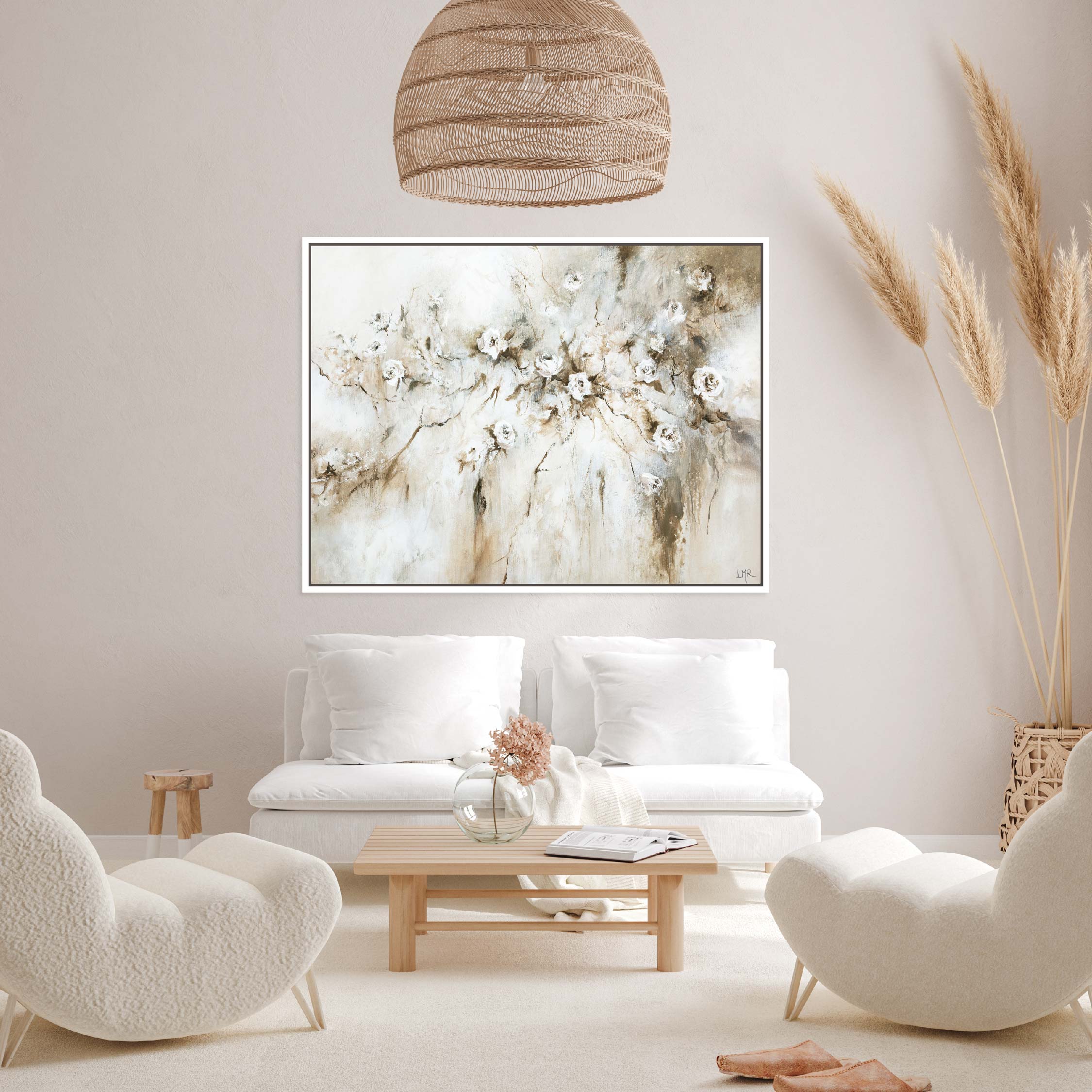 Harmony Landscape Framed Printed Canvas - Mala Art Co.