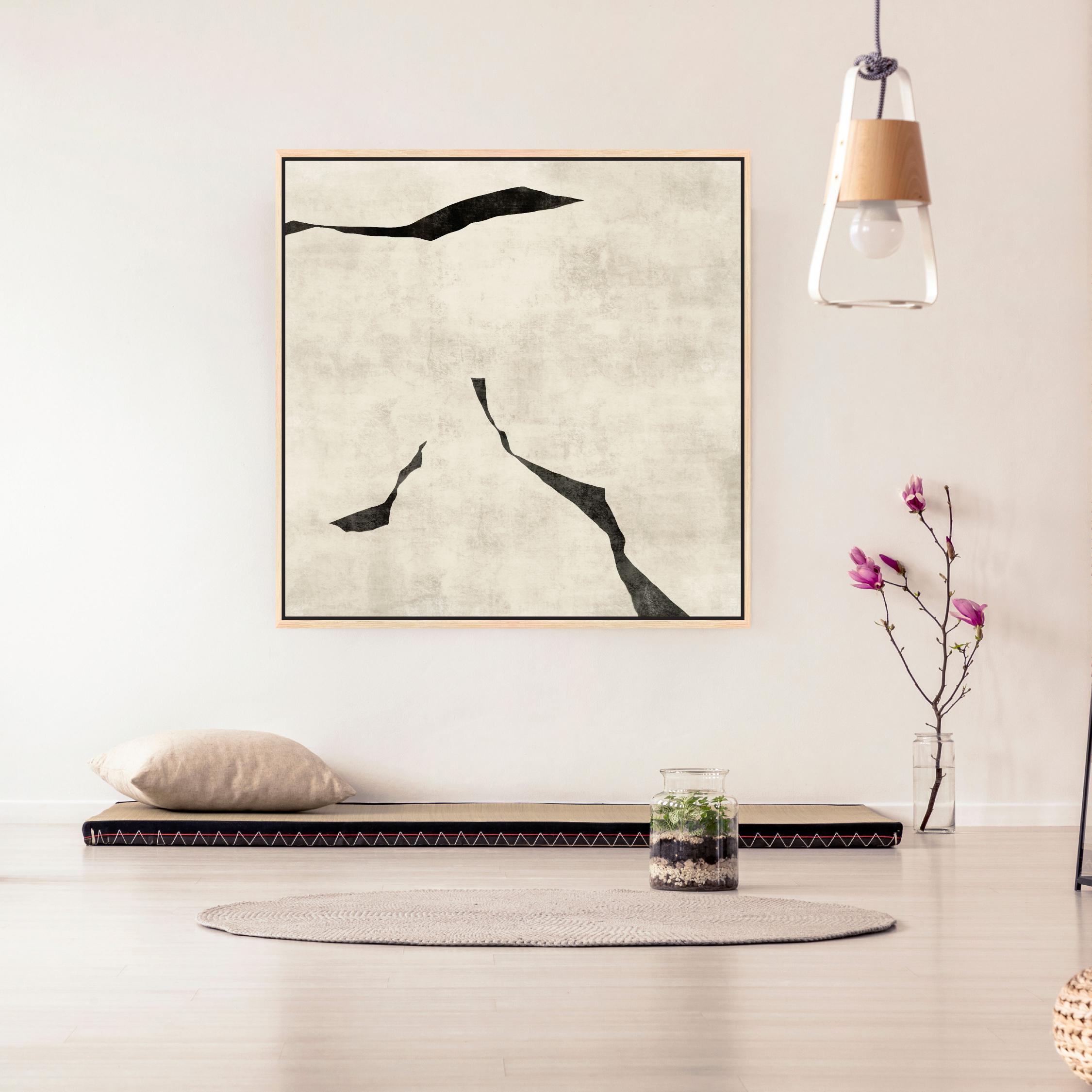 Oslo I Square Framed Printed Canvas - Mala Art Co.