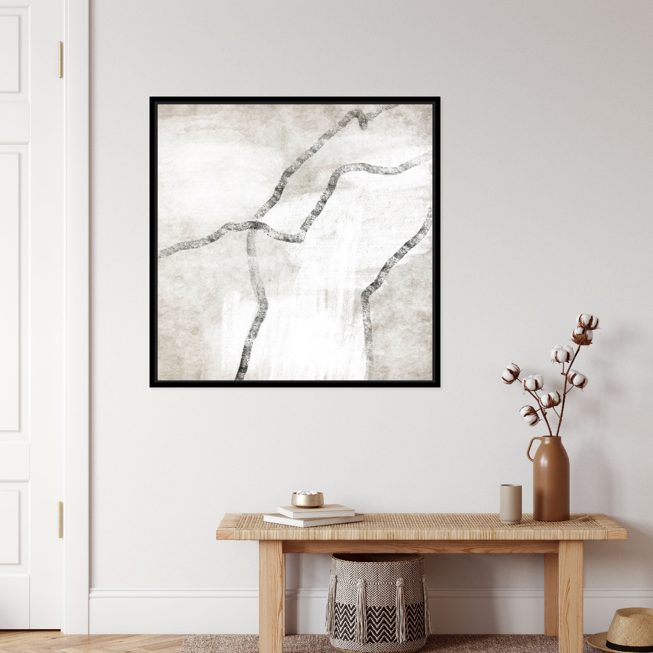 Modo III Square Framed Printed Canvas - Mala Art Co.