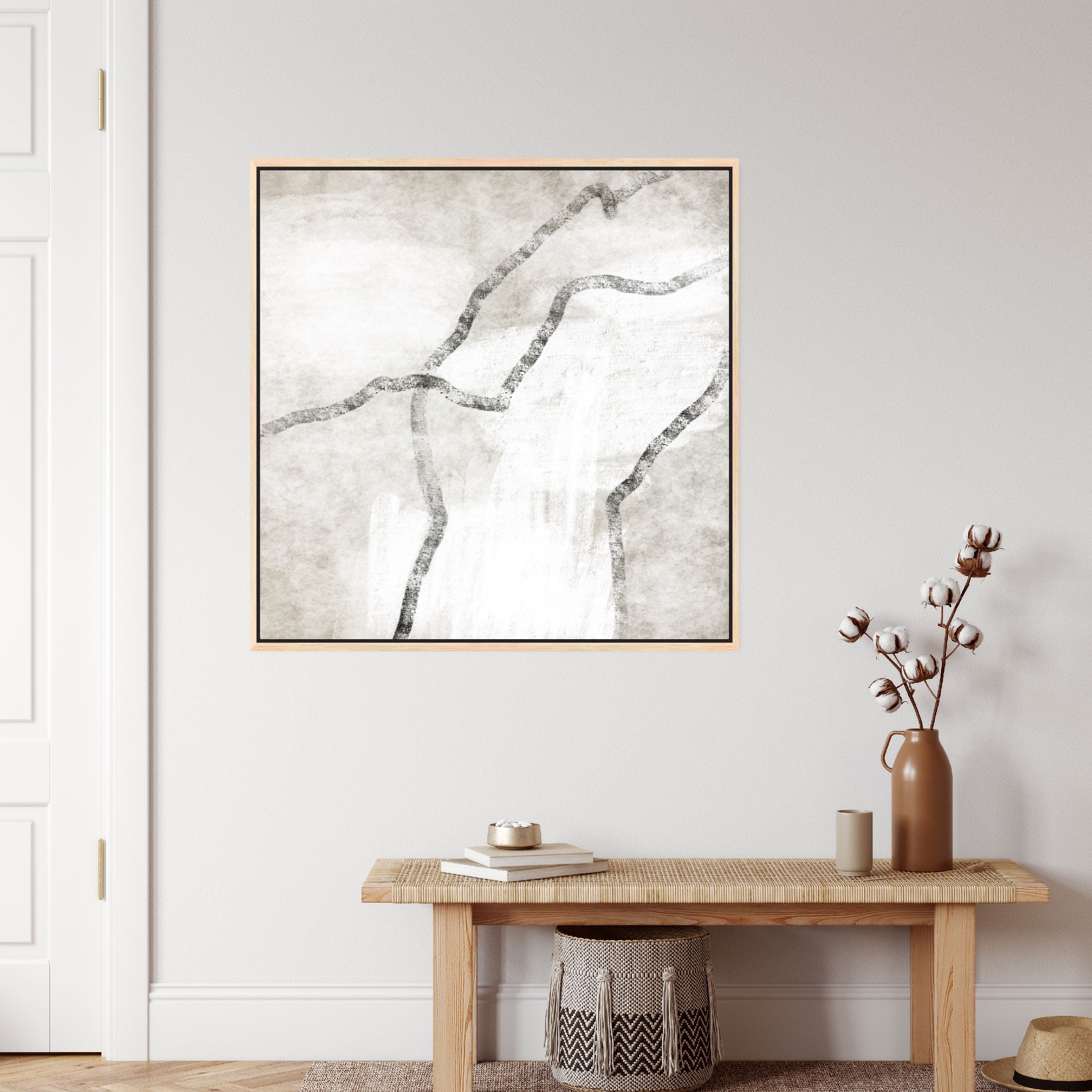 Modo III Square Framed Printed Canvas - Mala Art Co.