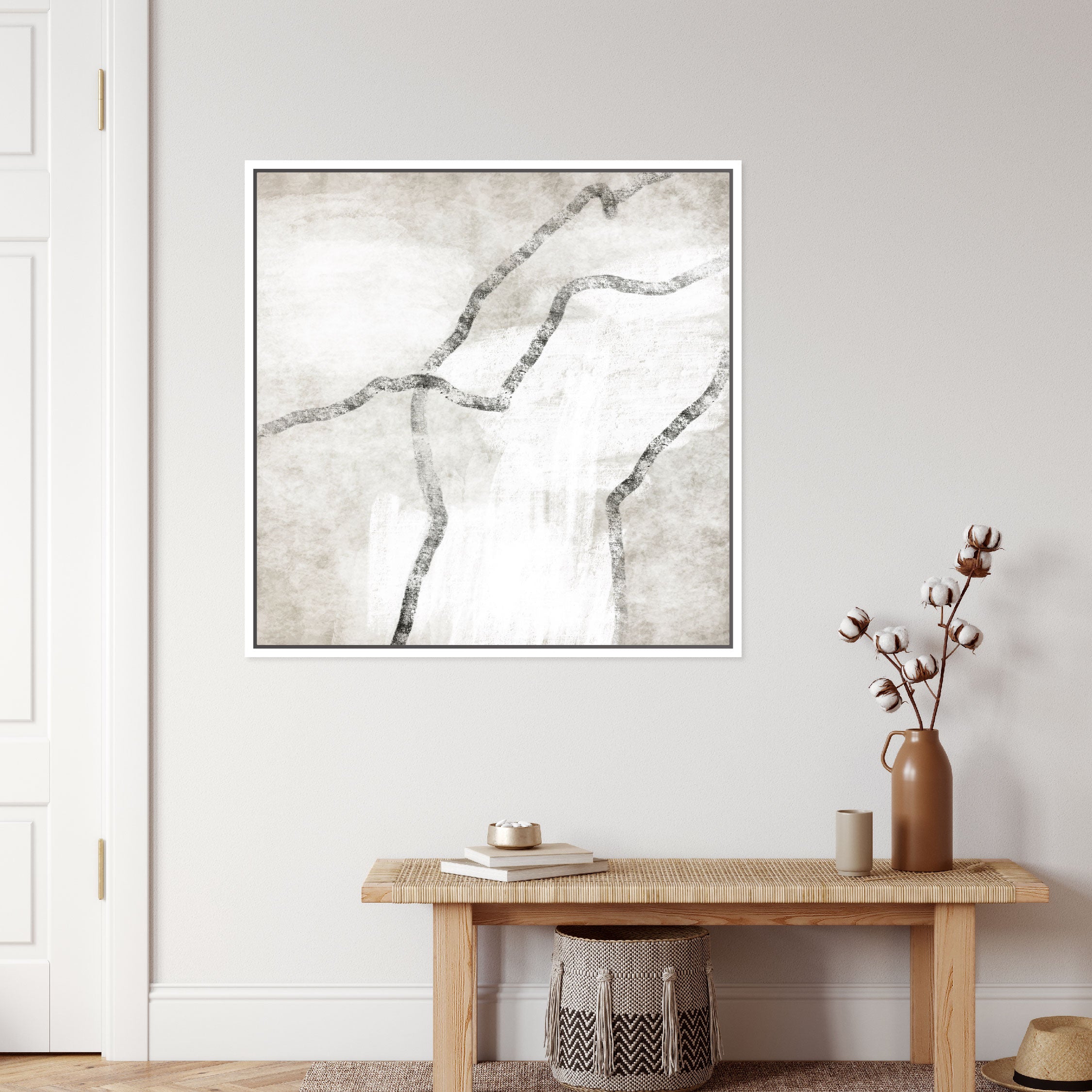 Modo III Square Framed Printed Canvas - Mala Art Co.
