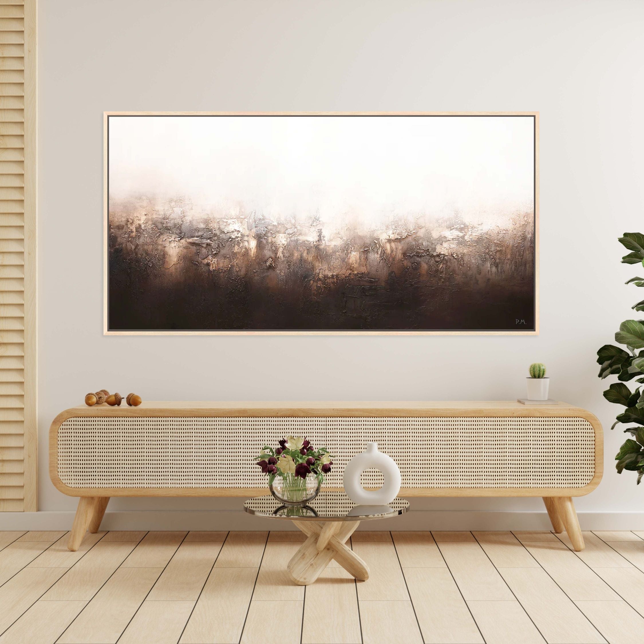 Rustica Panoramic Framed Printed Canvas - Mala Art Co.