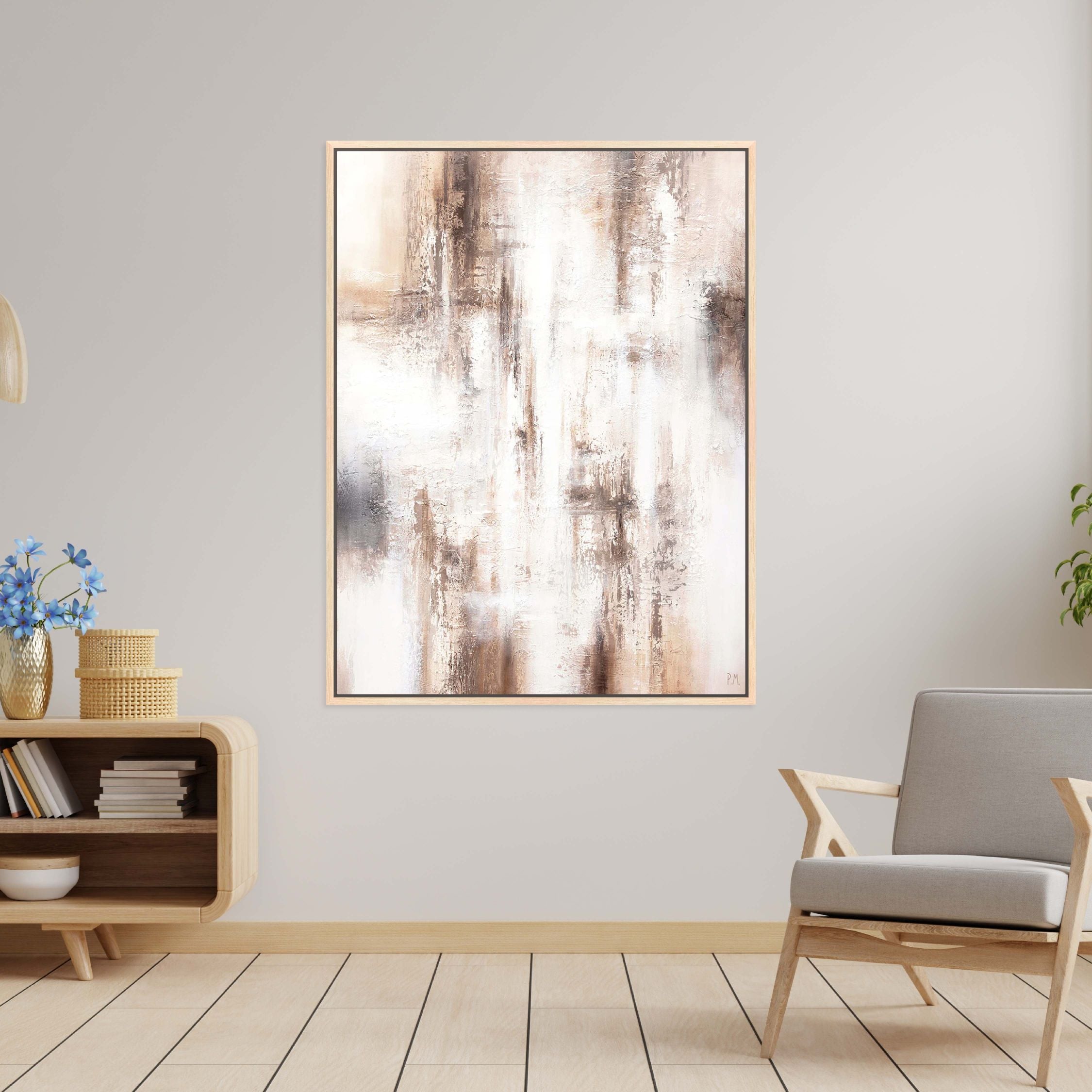 Mila Portrait Framed Printed Canvas - Mala Art Co.