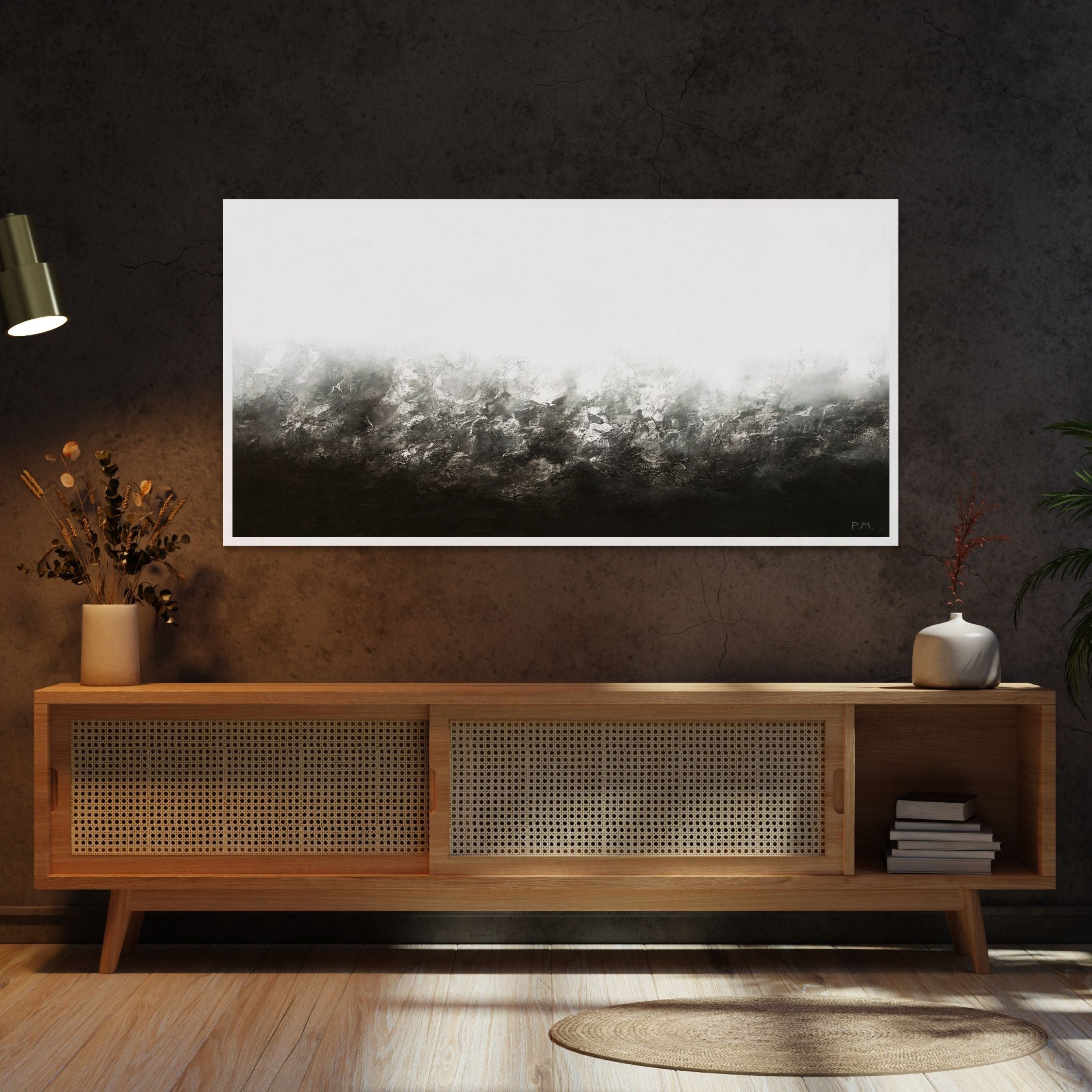 Transition Panoramic Framed Printed Canvas - Mala Art Co.