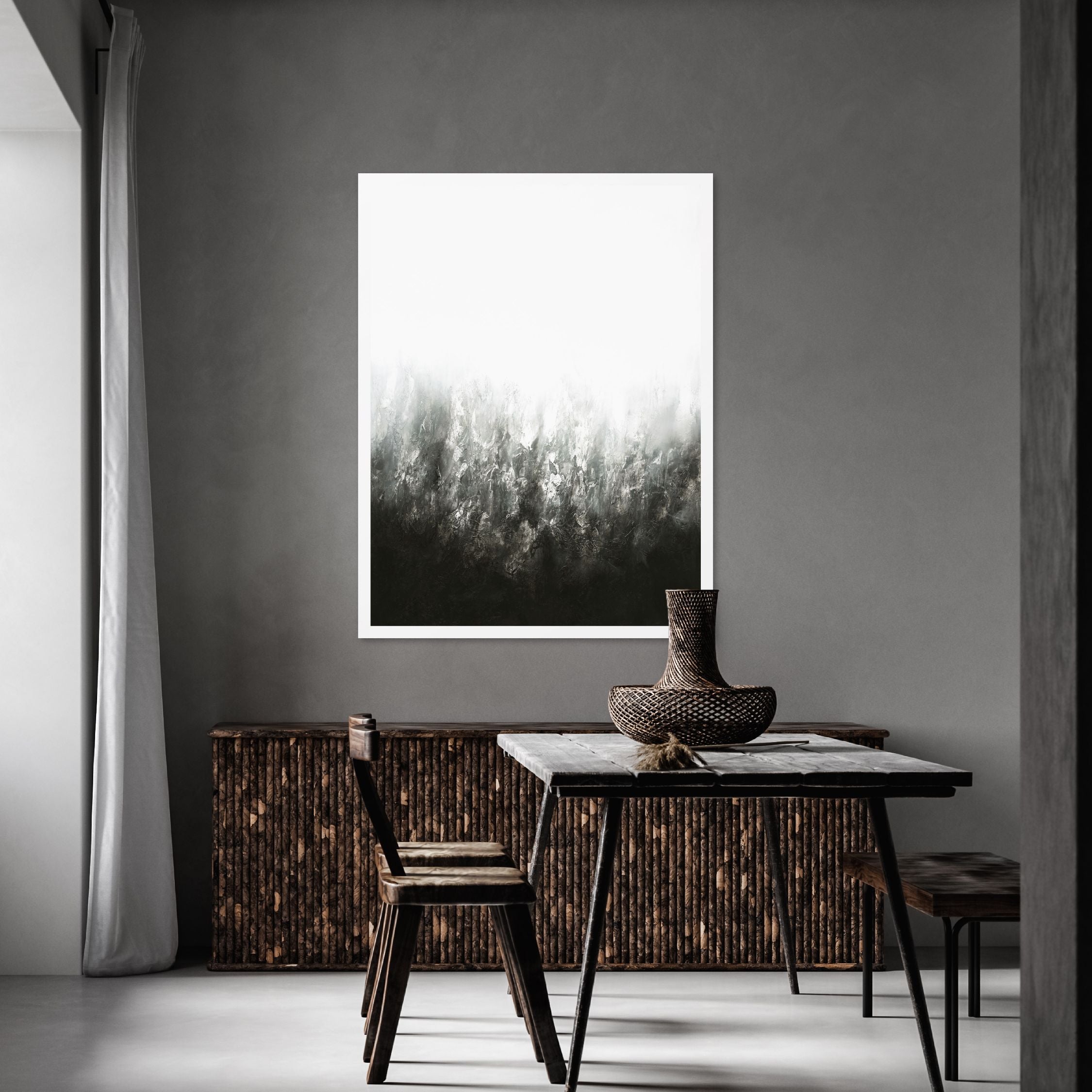 Transition Portrait Framed Printed Canvas - Mala Art Co.