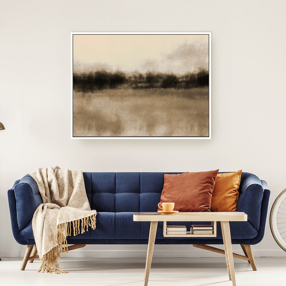 Earthen Horizon Framed Printed Canvas - Mala Art Co.