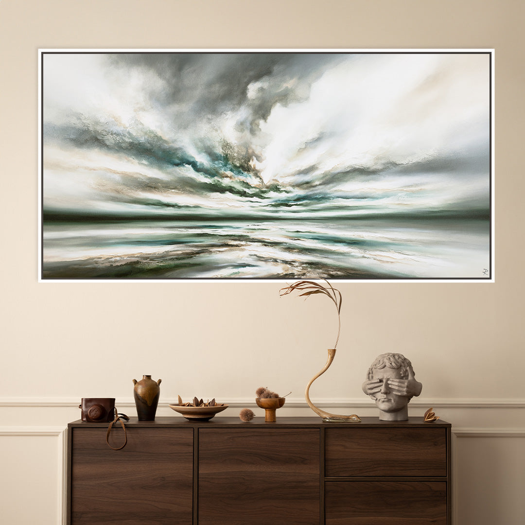 Solitude Panoramic Framed Printed Canvas - Mala Art Co.