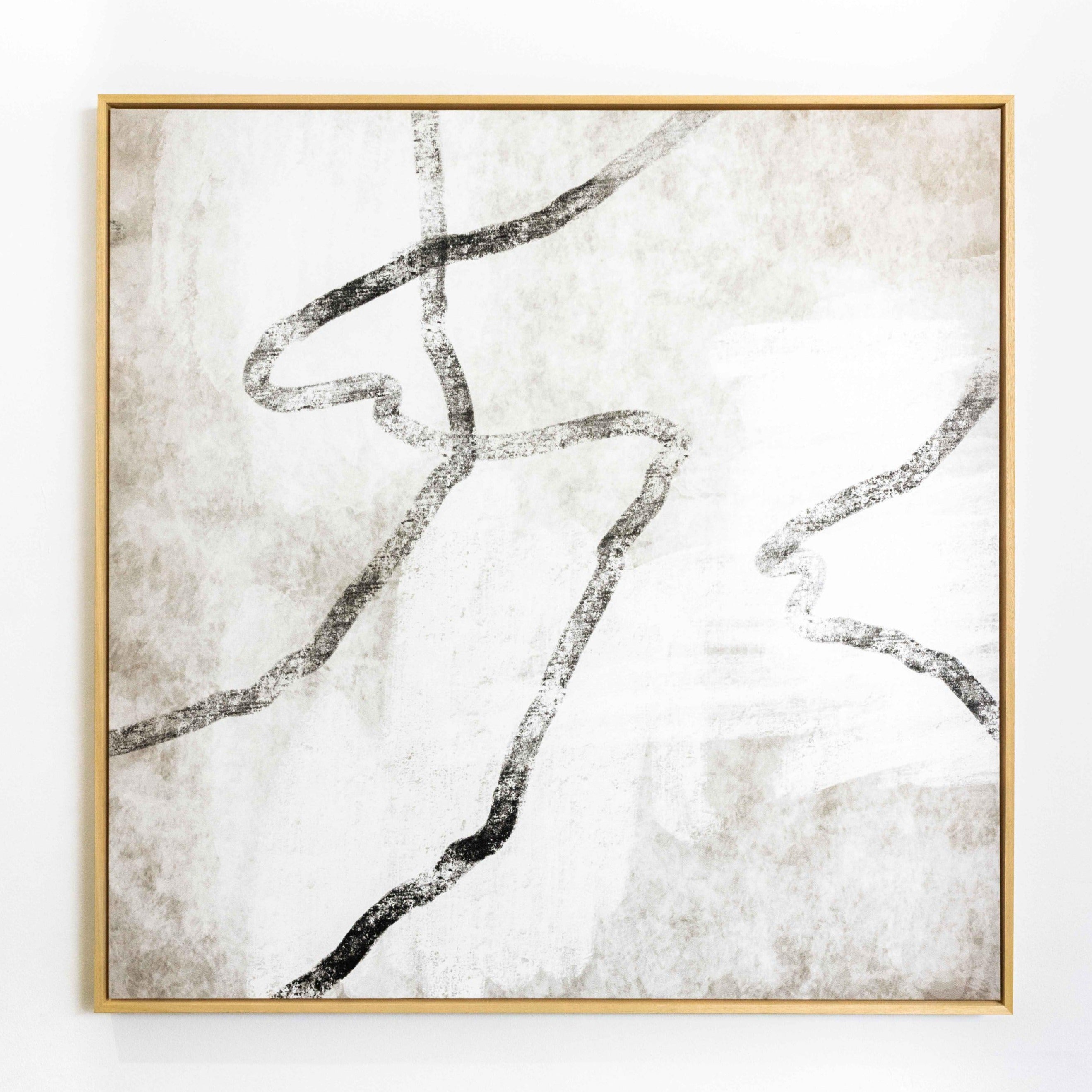 Modo I Square Framed Printed Canvas - Mala Art Co.