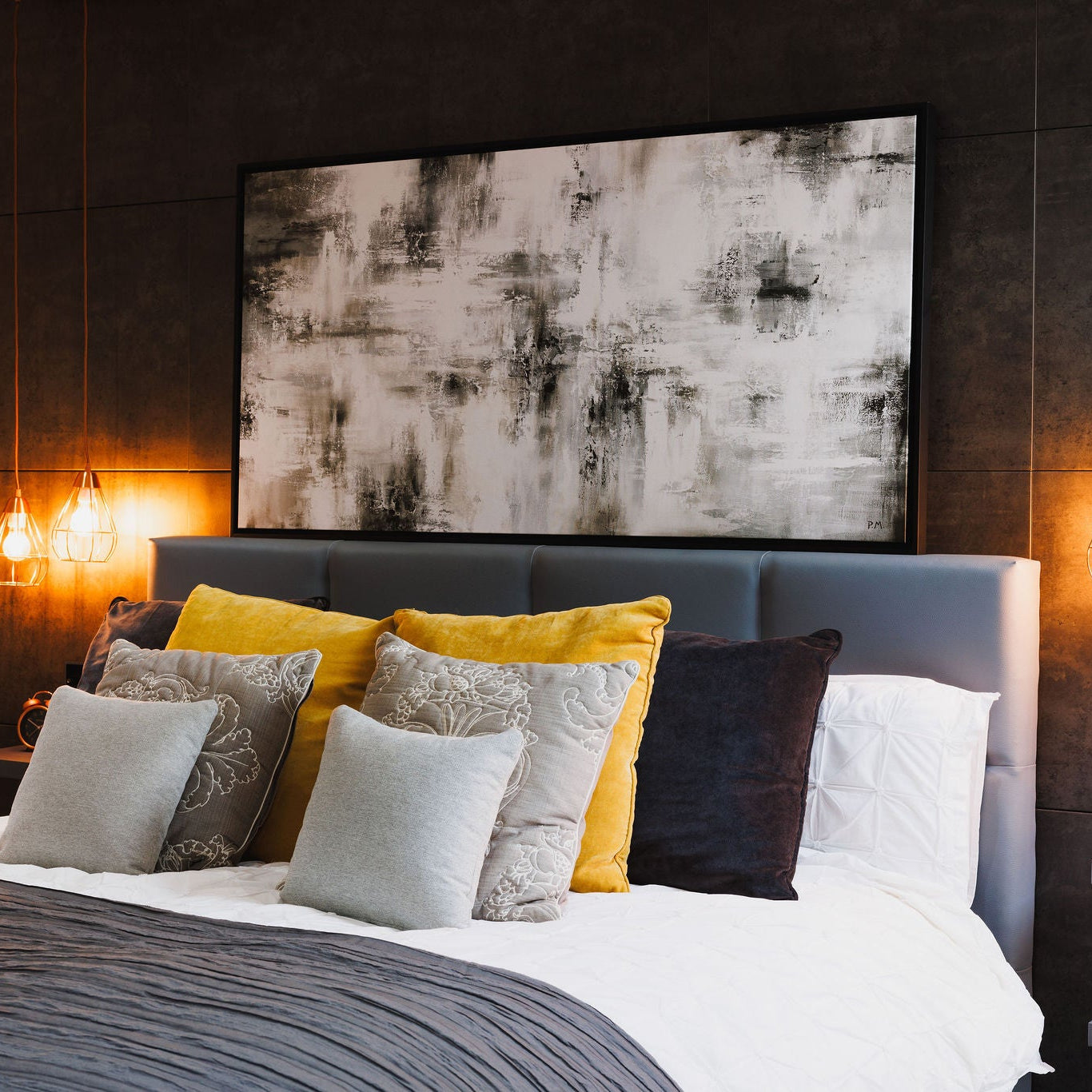 Allure Panoramic Framed Printed Canvas - Mala Art Co.