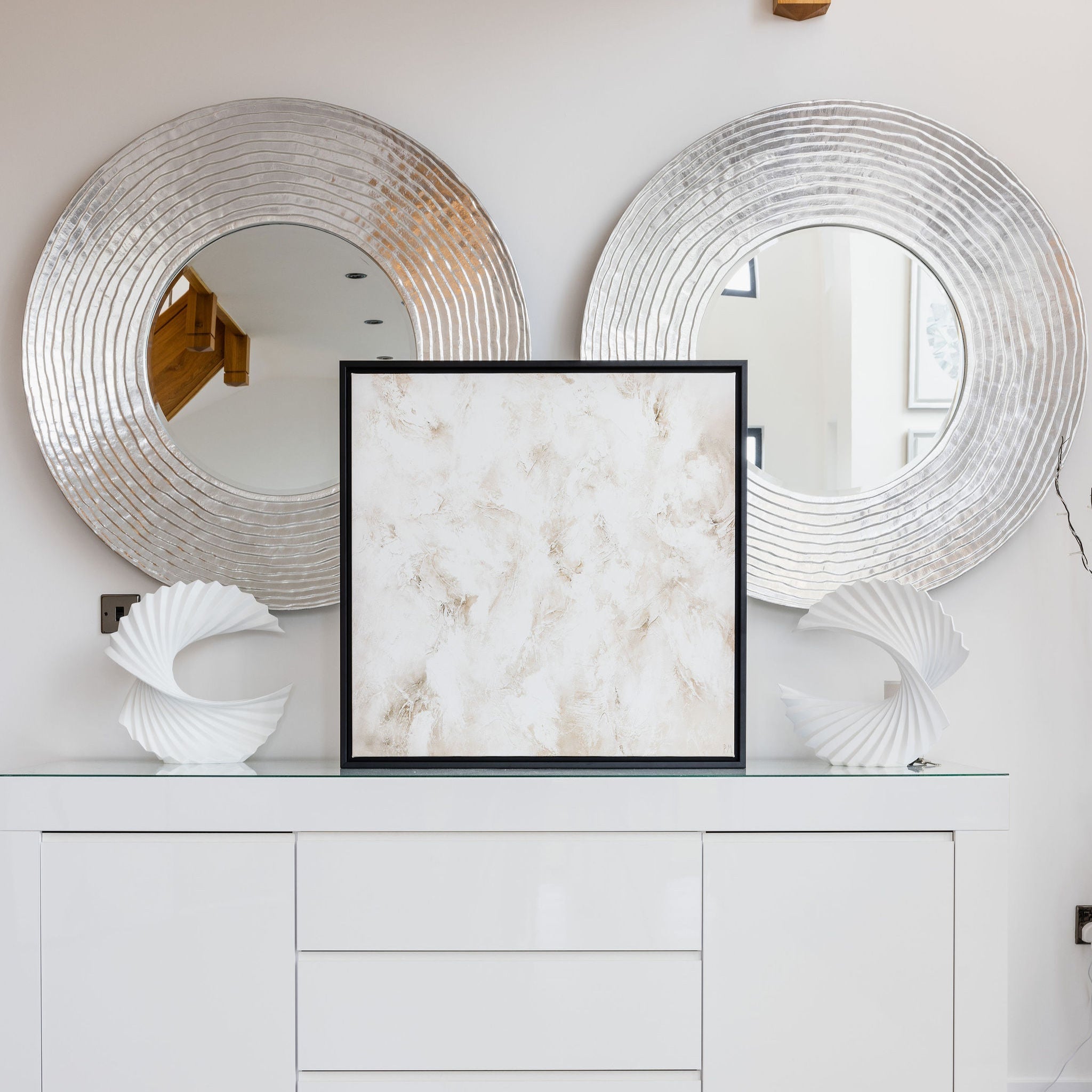 Core Square Framed Printed Canvas - Mala Art Co.