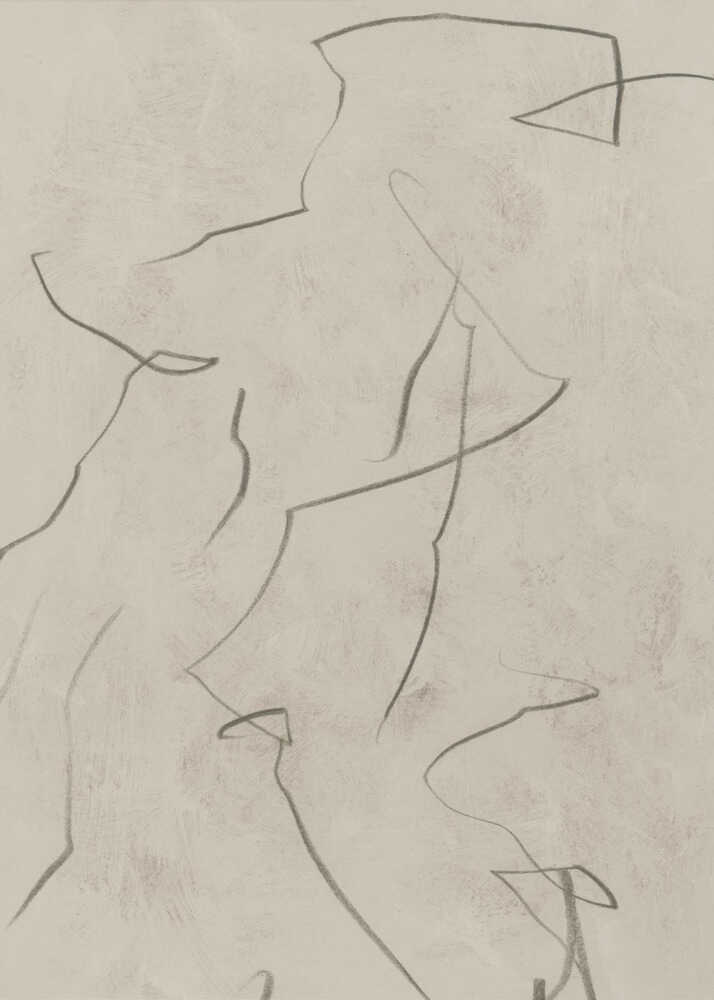 Realised Portrait Framed Printed Canvas