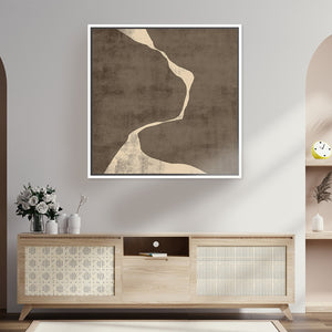 Moko III Square Framed Printed Canvas - Mala Art Co.
