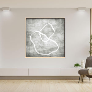 Unbroken Square Framed Printed Canvas - Mala Art Co.