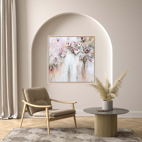 Amore Square Framed Printed Canvas - Mala Art Co.