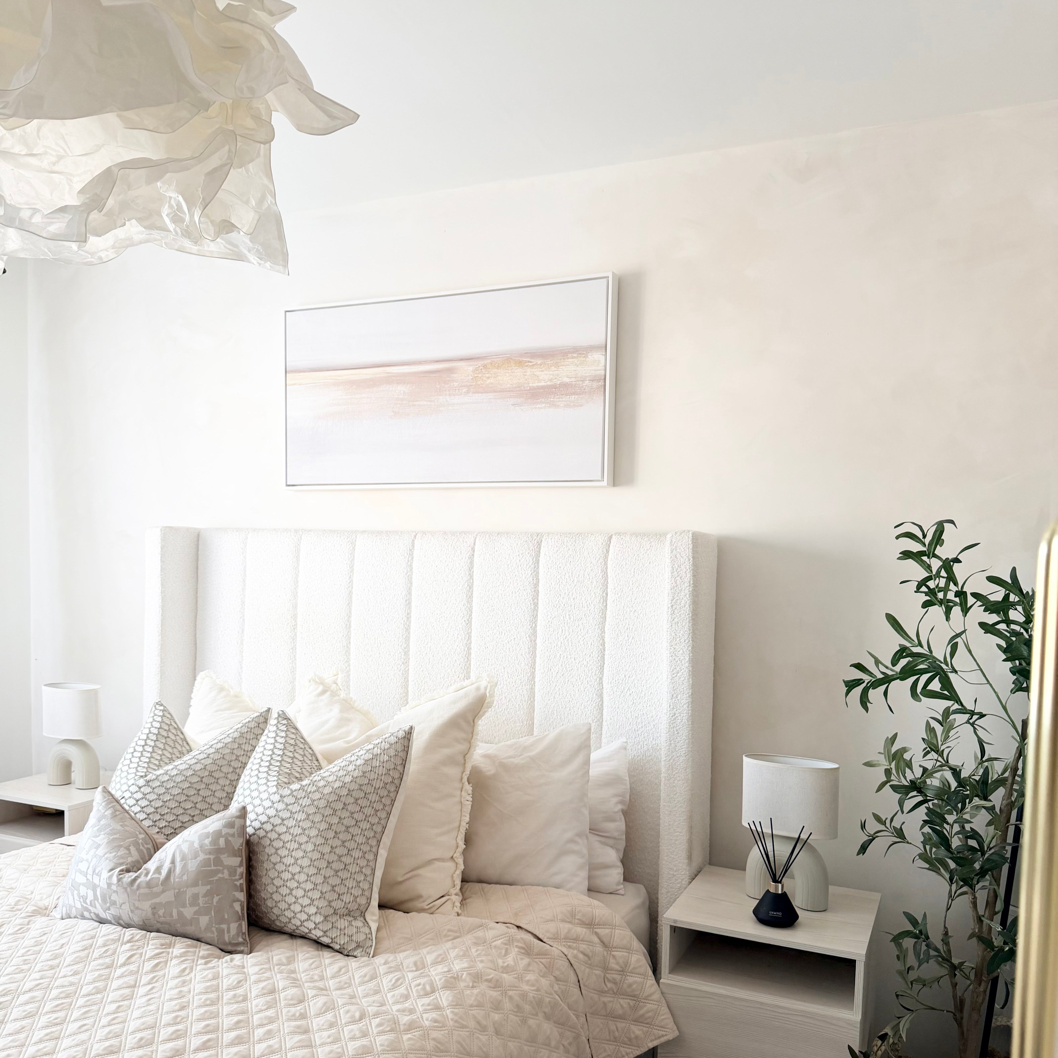 Gold Light Panoramic Framed Printed Canvas - Mala Art Co.