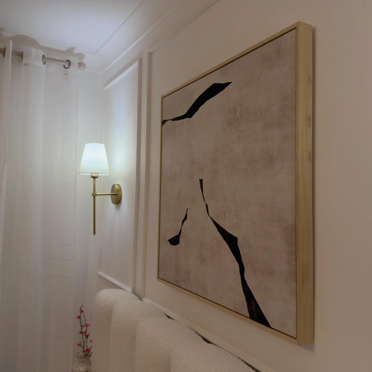 Oslo I Square Framed Printed Canvas - Mala Art Co.