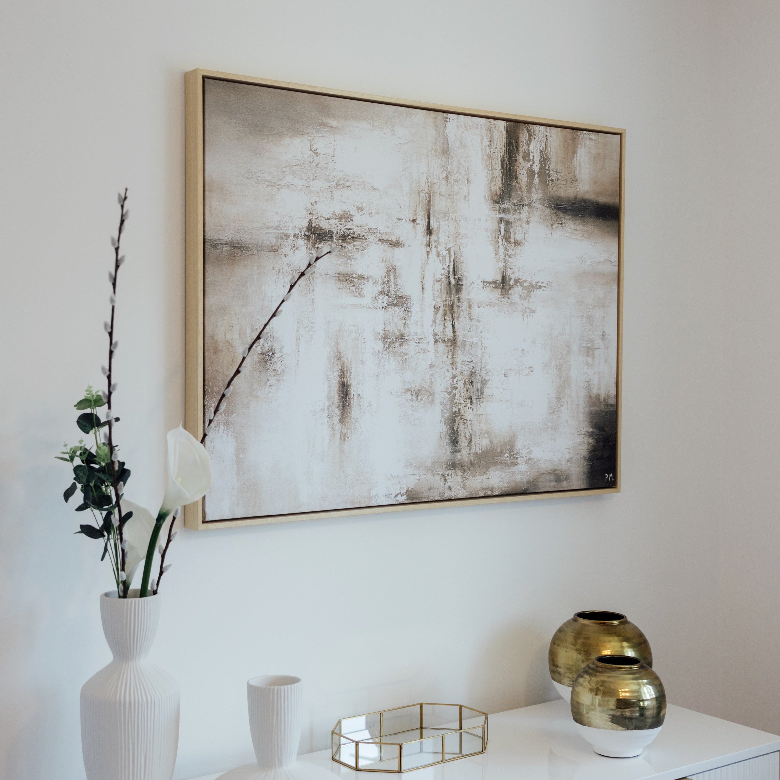 Forte Landscape Framed Printed Canvas